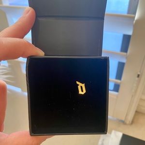 Gold Vermeil Initial Earring - NWT